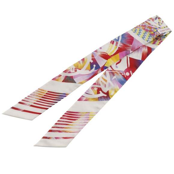 HERMES Blue Silk Scarf - Picture 1 of 6